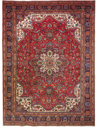 Tabriz Persia terra di siena e grigio ardesia scuro 255x347