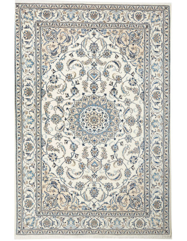 Nain Kashmar Persia grigio chiaro e grigio ardesia scuro 205x305