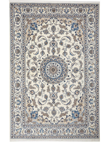 Nain Kashmar Persia grigio chiaro e grigio ardesia scuro 195x300