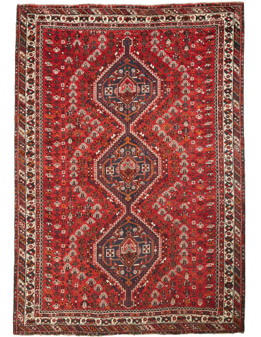 Shiraz Persia marrone sella e grigio ardesia scuro 210x297