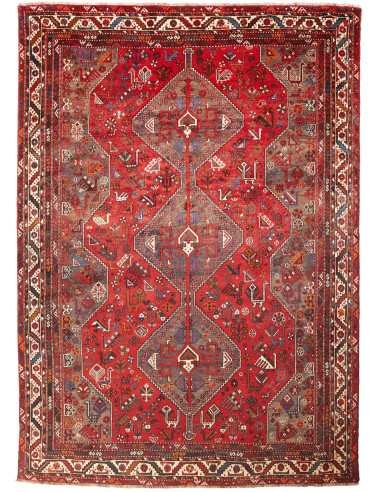 Shiraz Persia terra di siena e rosso indiano 214x302