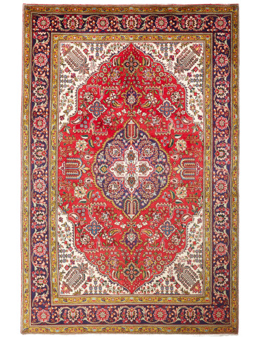 Tabriz Persia terra di siena e kaki scuro 200x305