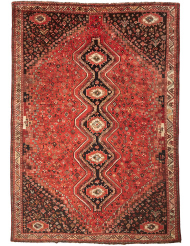 Shiraz Persia terra di siena e rosso indiano 240x340