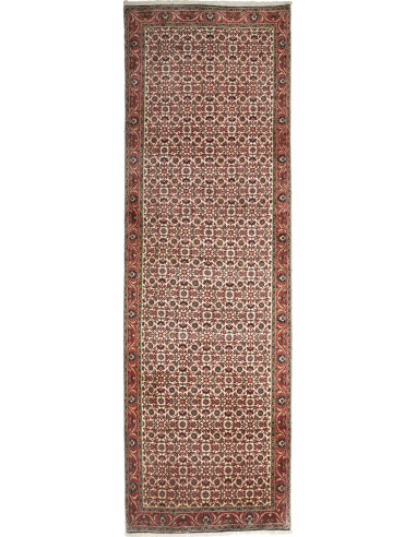Bidjar Persia grigio tenue e grano 87x306