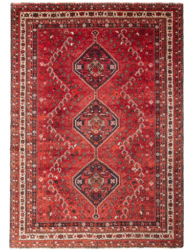Shiraz Persia marrone e rosso indiano 220x310