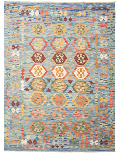 Kilim Pakistan grigio scuro e gainsboro 170x230