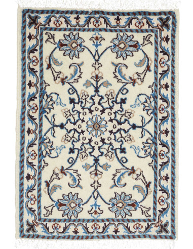 Nain Kashmar Persia grigio chiaro e grigio ardesia scuro 60x90