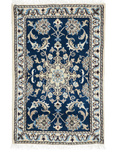 Nain Kashmar Persia argento e grigio ardesia scuro 60x90