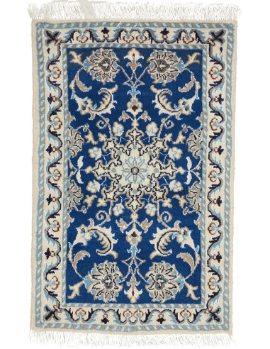 Nain Kashmar Persia argento e grigio ardesia scuro 60x90
