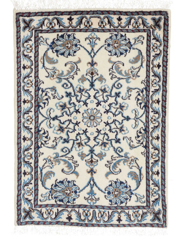 Nain Kashmar Persia grigio chiaro e grigio ardesia chiaro 60x90