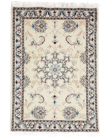 Nain Kashmar Persia grigio chiaro e grigio chiaro 60x90