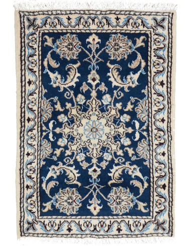 Nain Kashmar Persia argento e grigio ardesia scuro 60x90