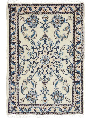 Nain Kashmar Persia argento e grigio ardesia scuro 60x90