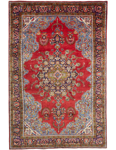 Sarough Persia terra di siena e grigio ardesia scuro 220x338