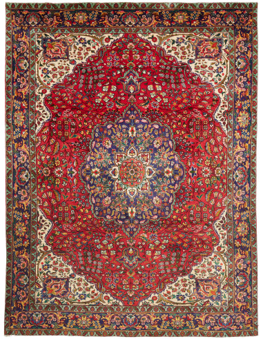 Tabriz Persia terra di siena e grigio ardesia scuro 250x332