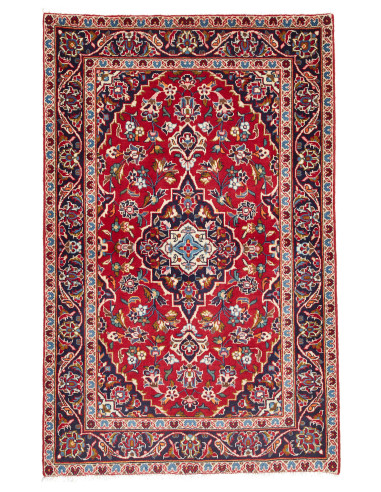 Kashan Fine Persia marrone e grano 100x156
