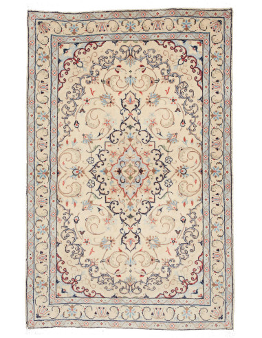 Kashan Fine Persia argento e grigio ardesia scuro 96x148