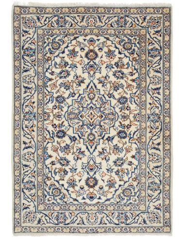Kashan Fine Persia argento e grigio ardesia scuro 100x144