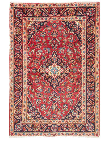 Kashan Fine Persia terra di siena e grigio ardesia scuro 97x140