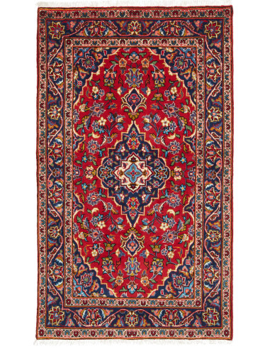 Kashan Fine Persia marrone e grigio ardesia scuro 95x165
