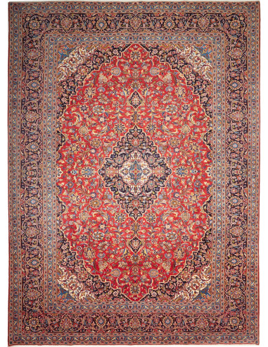 Ardakan Persia terra di siena e grigio ardesia scuro 296x408
