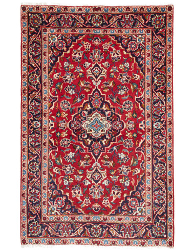 Kashan Fine Persia terra di siena e grigio ardesia scuro 98x153