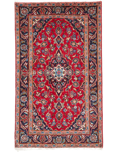 Kashan Fine Persia terra di siena e grigio ardesia scuro 94x155