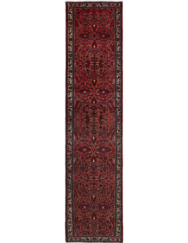Hamadan Persia grigio ardesia scuro e marrone 90x395