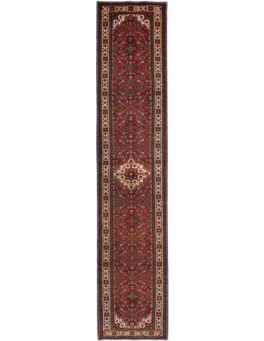 Hamadan Persia grigio ardesia scuro e terra di siena 80x420