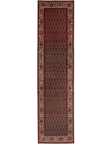 Hamadan Persia grigio ardesia scuro e grano 106x430