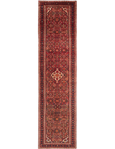 Hamadan Persia marrone sella e grano 103x425