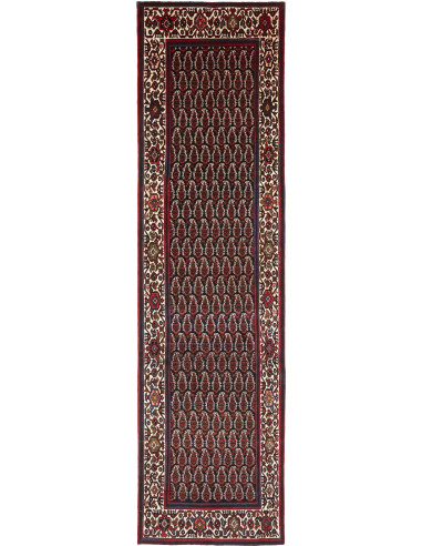 Hamadan Persia grigio ardesia scuro e gainsboro 104x413