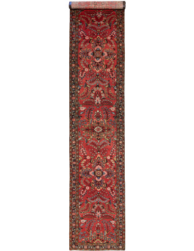 Hamadan Persia terra di siena e abbronzatura 90x465