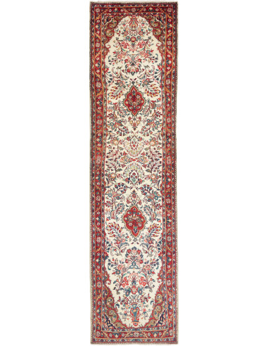 Hamadan Persia argento e grigio ardesia scuro 94x368