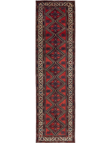 Hamadan Persia grigio ardesia scuro e abbronzatura 110x410
