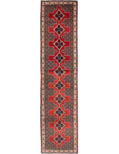 Hamadan Persia terra di siena e grigio ardesia scuro 95x395