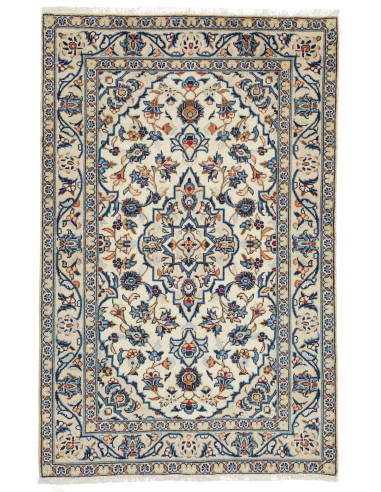 Kashan Fine Persia argento e grigio ardesia scuro 98x150