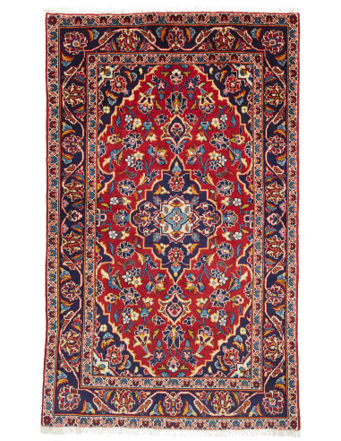 Kashan Fine Persia terra di siena e grigio ardesia scuro 94x153