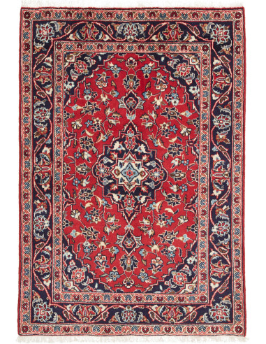 Kashan Fine Persia terra di siena e grigio chiaro 96x144
