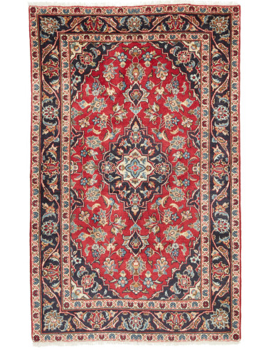 Kashan Fine Persia terra di siena e grigio ardesia scuro 96x153