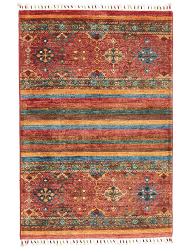 Samarkand Pakistan rosso indiano e terra di siena 85x126