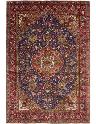 Tabriz Persia grigio ardesia scuro e terra di siena 208x308