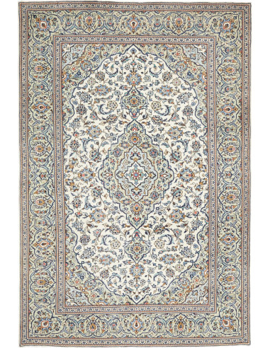 Kashan Persia grigio chiaro e grigio ardesia scuro 192x285
