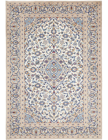 Kashan Persia grigio chiaro e terra di siena 197x290