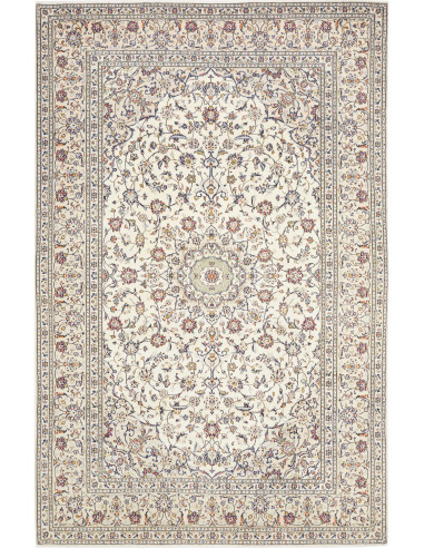 Kashan Persia grigio chiaro e grigio ardesia scuro 200x307