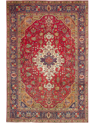 Tabriz Persia terra di siena e grigio ardesia scuro 200x300