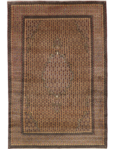 Moud Persia verde oliva scuro e abbronzatura 142x213