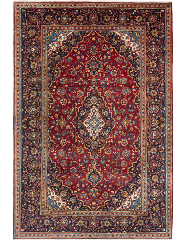 Ardakan Persia grigio ardesia scuro e legno robusto 197x294