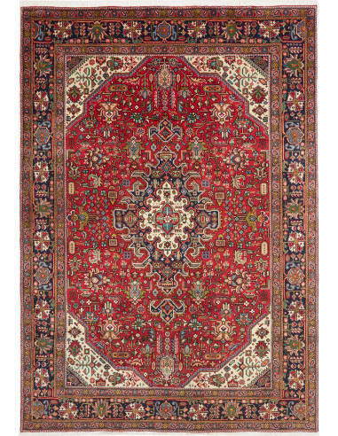 Tabriz Persia terra di siena e grigio ardesia scuro 200x277