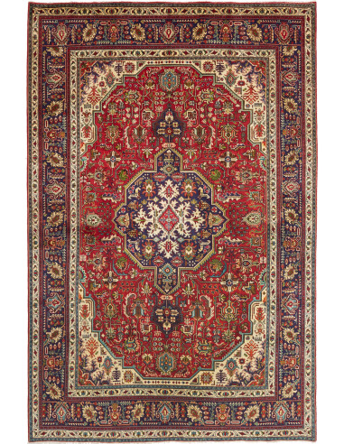 Tabriz Persia terra di siena e grigio ardesia scuro 200x303
